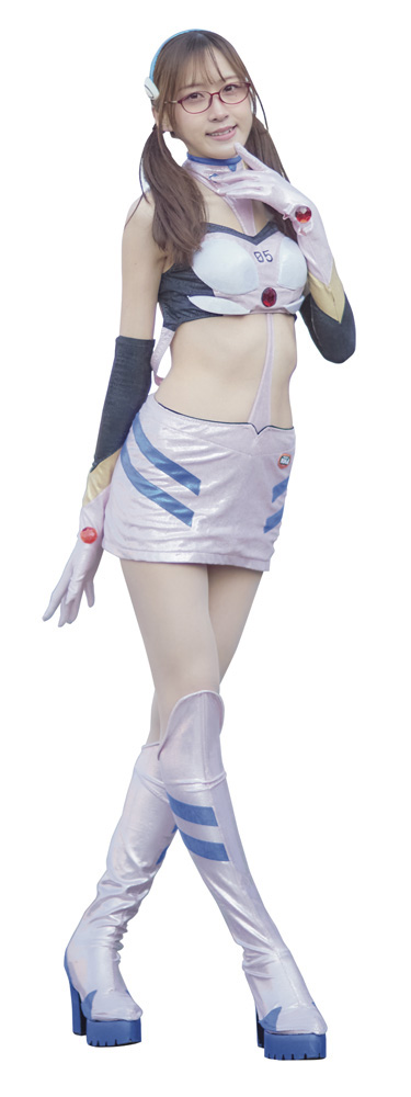 12 Real Figure Collection Evangelion Racing Circuit Mate Yukino Luna/Makinami Mari Illustrious