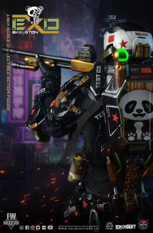 Mechanical Exoskeleton Armor Experimental Type 3 Panda Squadron 1/6