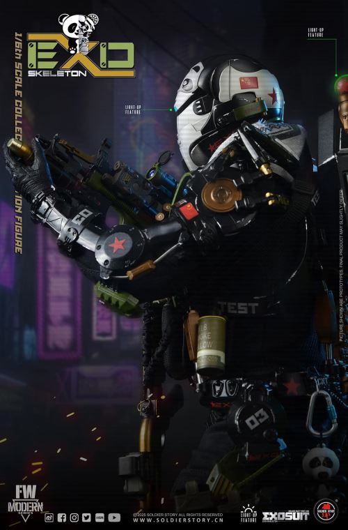 Mechanical Exoskeleton Armor Experimental Type 3 Panda Squadron 1/6