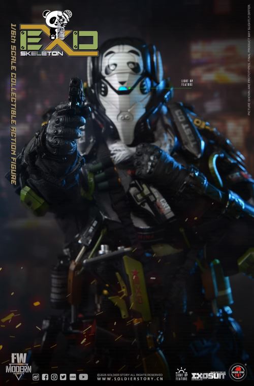 Mechanical Exoskeleton Armor Experimental Type 3 Panda Squadron 1/6