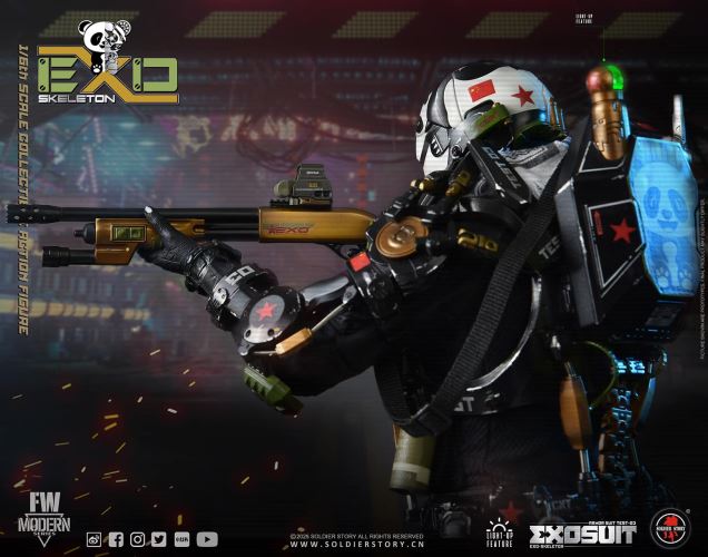 Mechanical Exoskeleton Armor Experimental Type 3 Panda Squadron 1/6