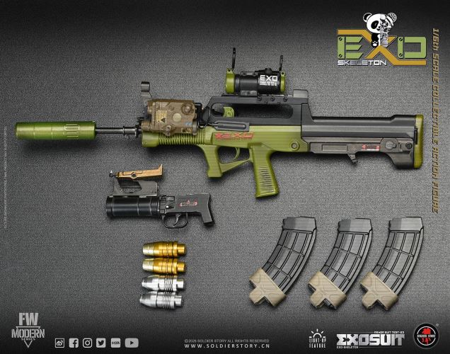 Mechanical Exoskeleton Armor Experimental Type 3 Panda Squadron 1/6