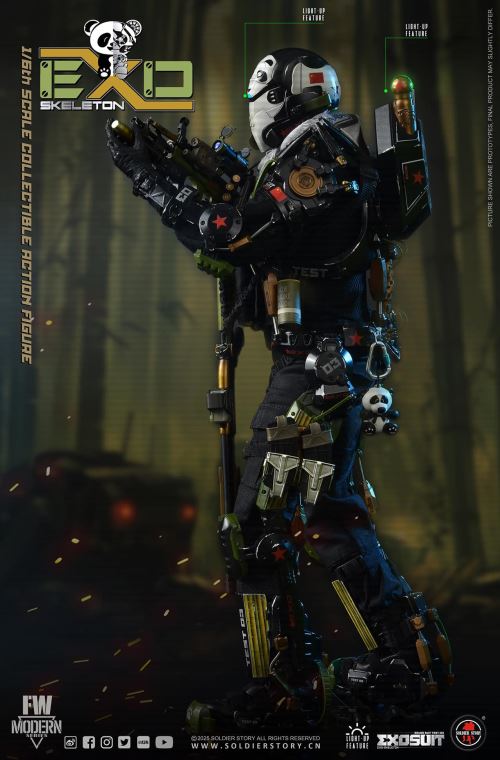 Mechanical Exoskeleton Armor Experimental Type 3 Panda Squadron 1/6