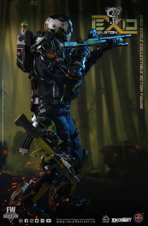 Mechanical Exoskeleton Armor Experimental Type 3 Panda Squadron 1/6