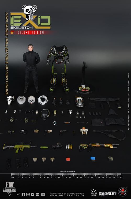 Mechanical Exoskeleton Armor Experimental Type 3 Panda Squadron 1/6