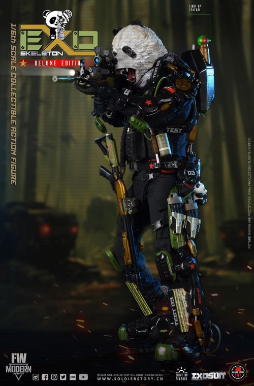 Mechanical Exoskeleton Armor Experimental Type 3 Panda Squadron 1/6