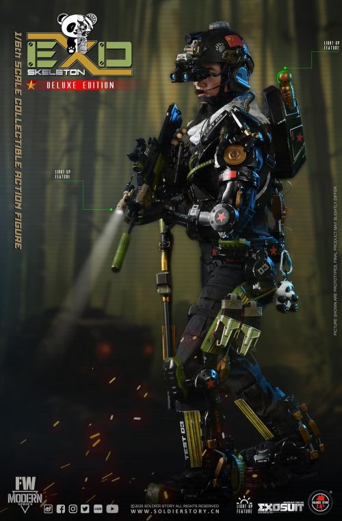 Mechanical Exoskeleton Armor Experimental Type 3 Panda Squadron 1/6