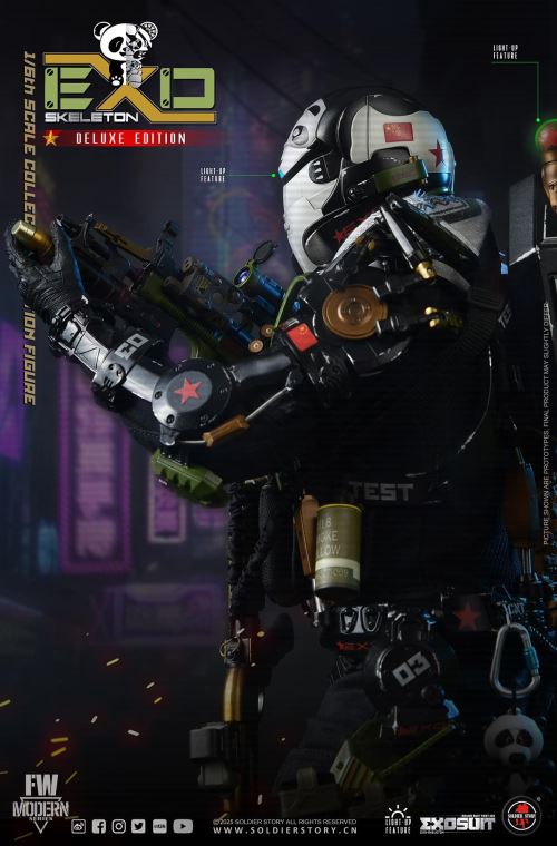 Mechanical Exoskeleton Armor Experimental Type 3 Panda Squadron 1/6