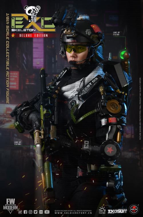 Mechanical Exoskeleton Armor Experimental Type 3 Panda Squadron 1/6