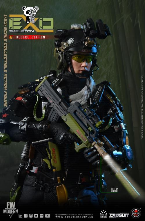 Mechanical Exoskeleton Armor Experimental Type 3 Panda Squadron 1/6