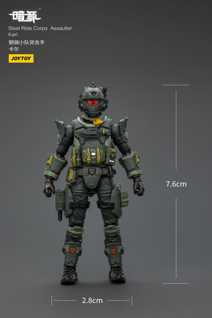 Steel Cavalry Squad Assaulters - Steven/Warlock/Carl/Red/Marco 1/25