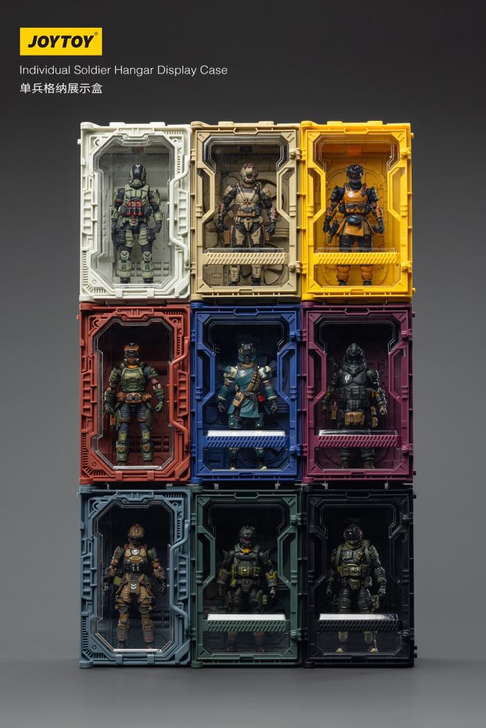 Single Soldier Grid Display Box A/B/C (Single/Combinable)