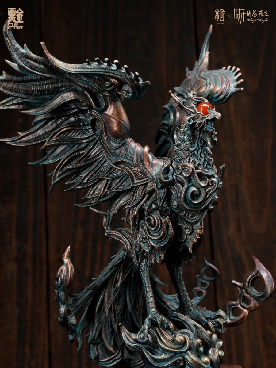 Takumi + Takeya Takashi's Four Gods Seal Suzaku Original Design Auspicious Beast Art Statue