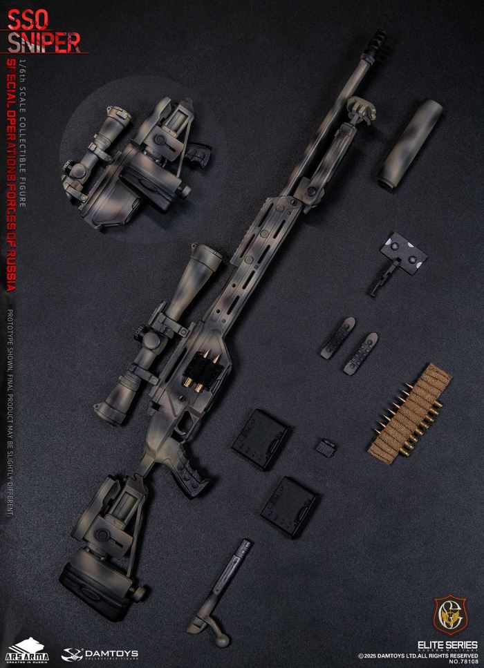 Russian Federation SSO Special Forces Sniper 1/6
