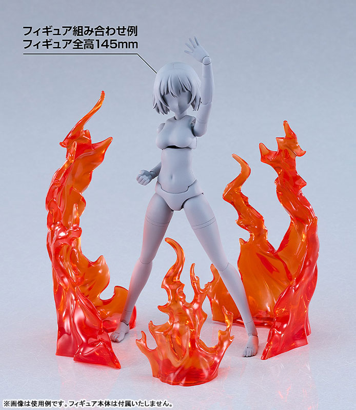 THE SIMPLE EFFECT Flames: Red / Blue