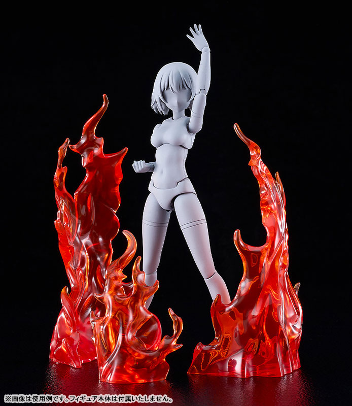 THE SIMPLE EFFECT Flames: Red / Blue