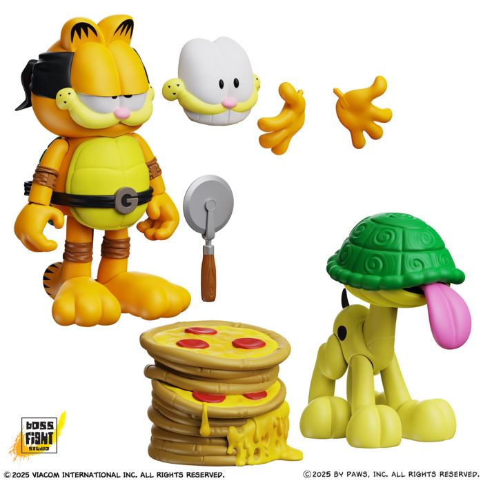 Garfield x Teenage Mutant Ninja Turtles - Garfello and Sidekick Odie