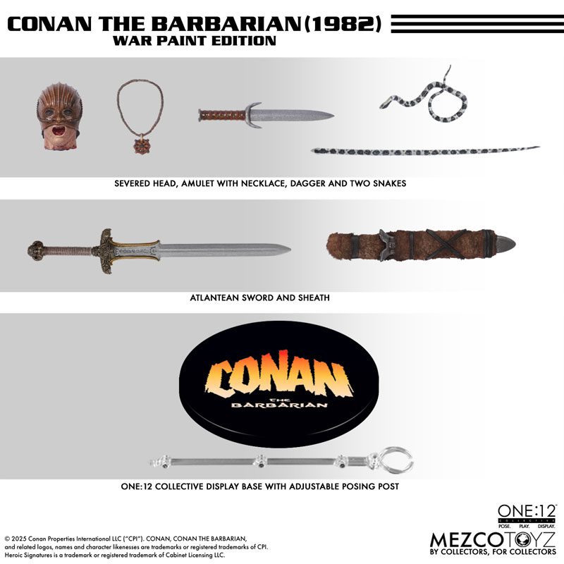 ONE:12 Collective / Conan the Barbarian 1/12 Action Figure Warpaint Edition