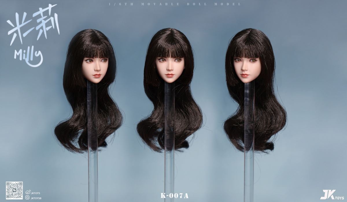 Asian Beauty Head Sculpture - Milly 1/6