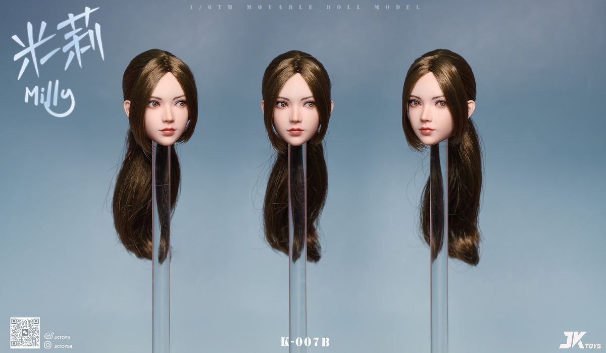 Asian Beauty Head Sculpture - Milly 1/6