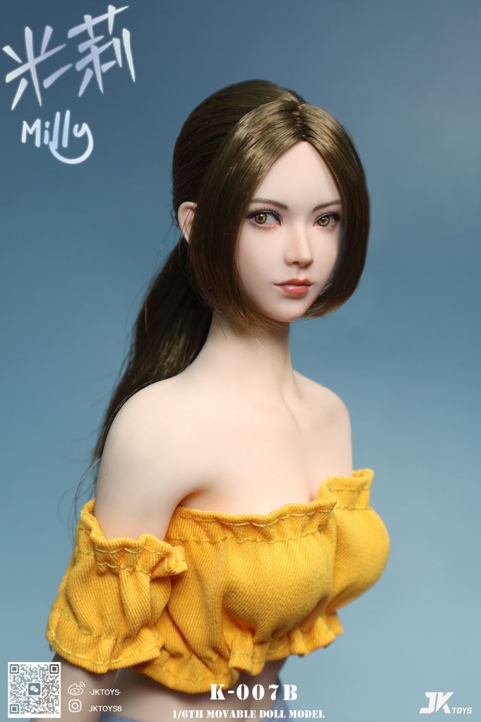 Asian Beauty Head Sculpture - Milly 1/6