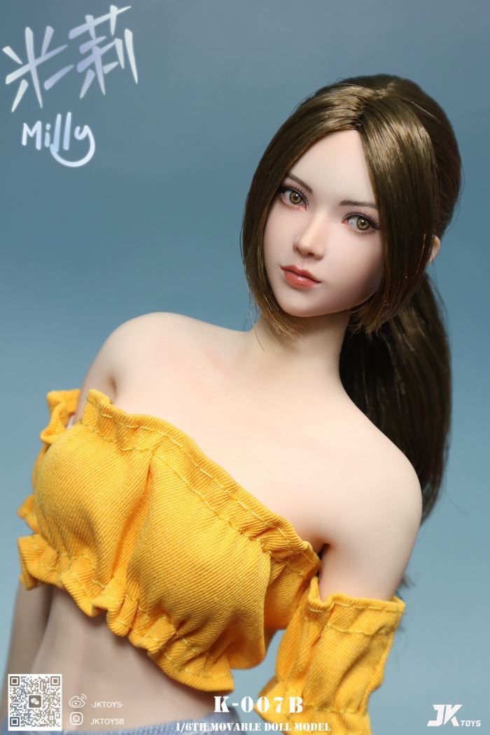 Asian Beauty Head Sculpture - Milly 1/6