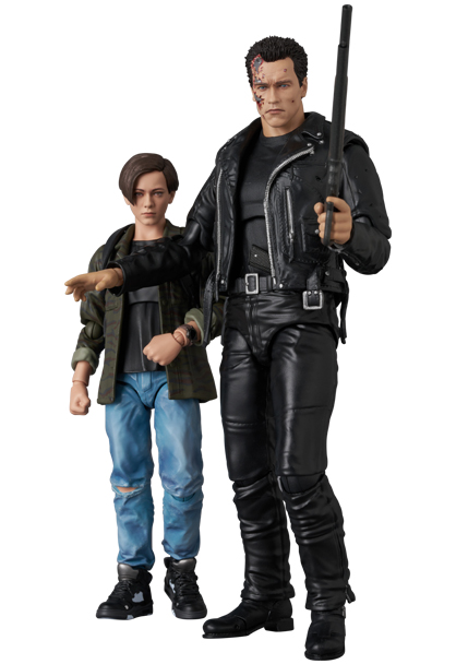 MAFEX T-800 (T2 Ver.) & John Connor