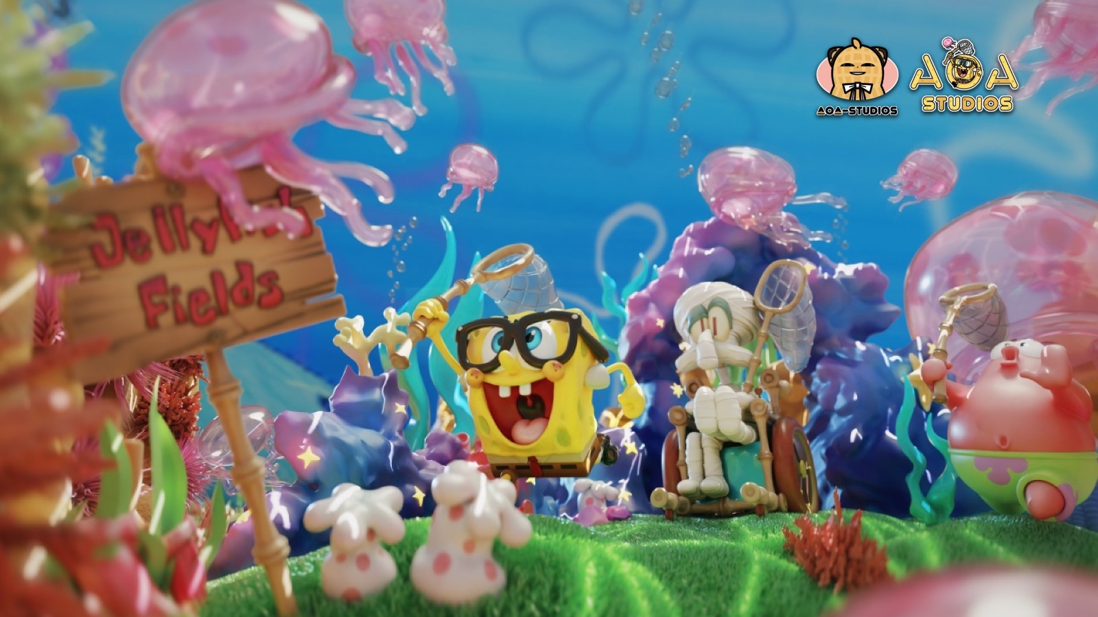 SpongeBob SquarePants Complete Project 1 Jellyfish Farm