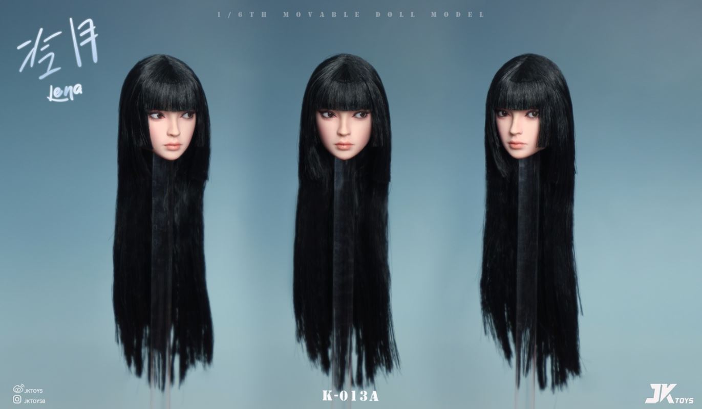 Asian Beauty Head Sculpture - Lengyue Lena 1/6