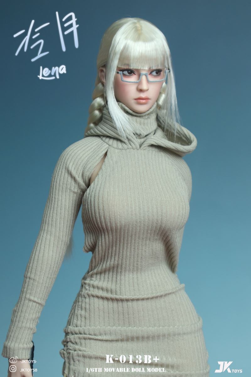 Asian Beauty Head Sculpture - Lengyue Lena 1/6