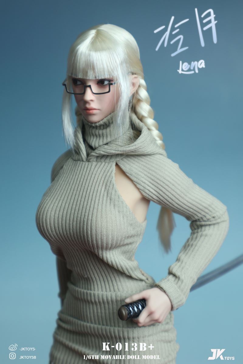 Asian Beauty Head Sculpture - Lengyue Lena 1/6