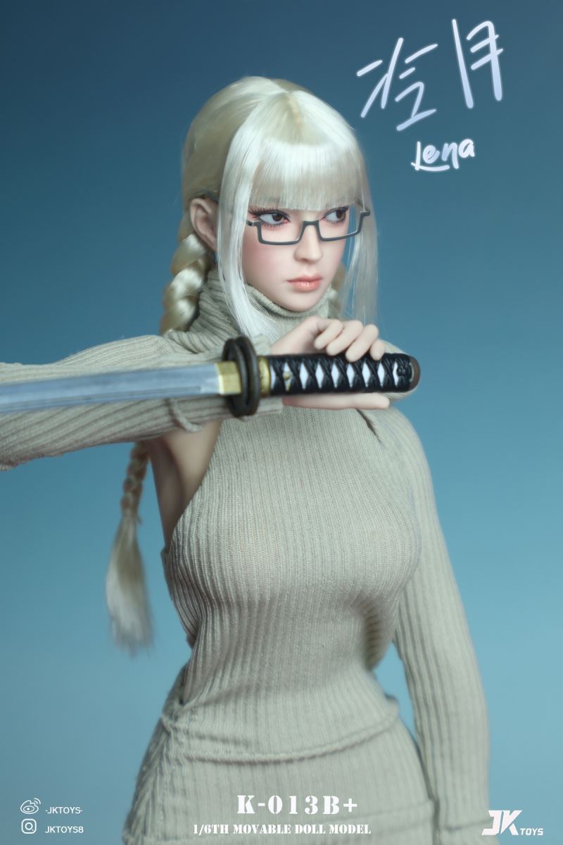 Asian Beauty Head Sculpture - Lengyue Lena 1/6