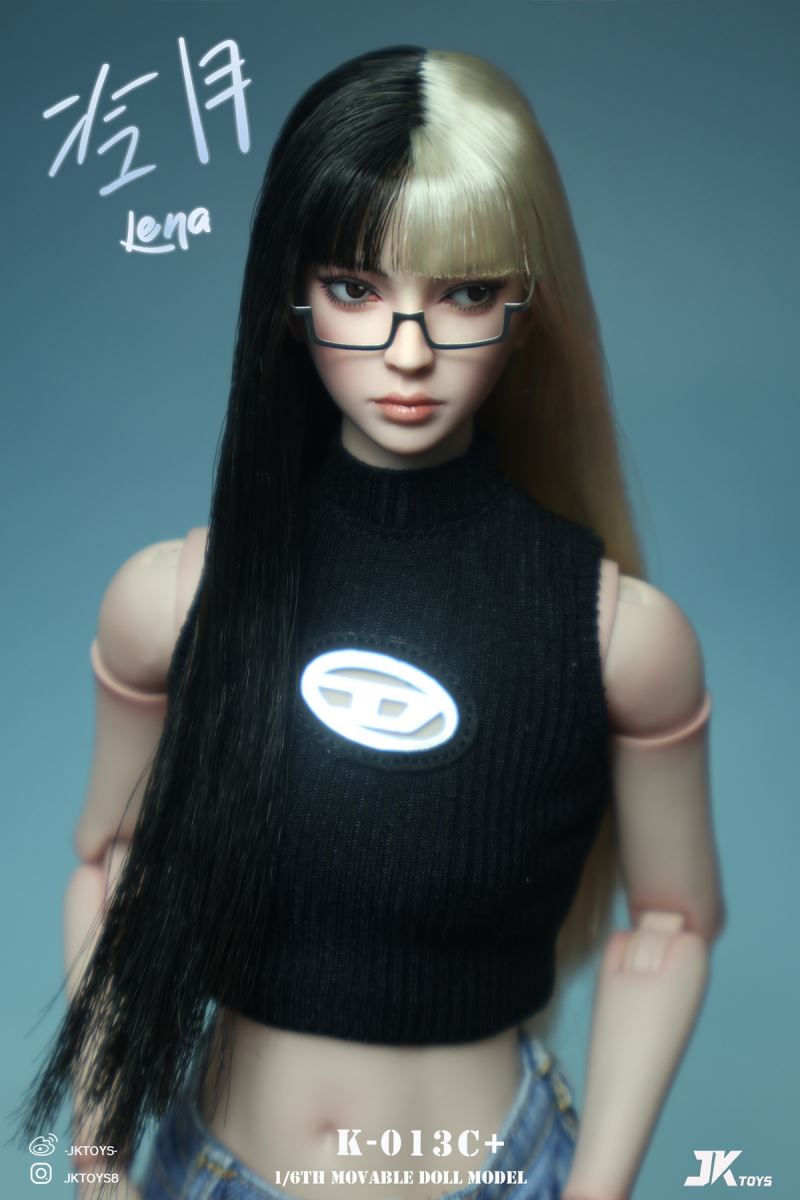 Asian Beauty Head Sculpture - Lengyue Lena 1/6