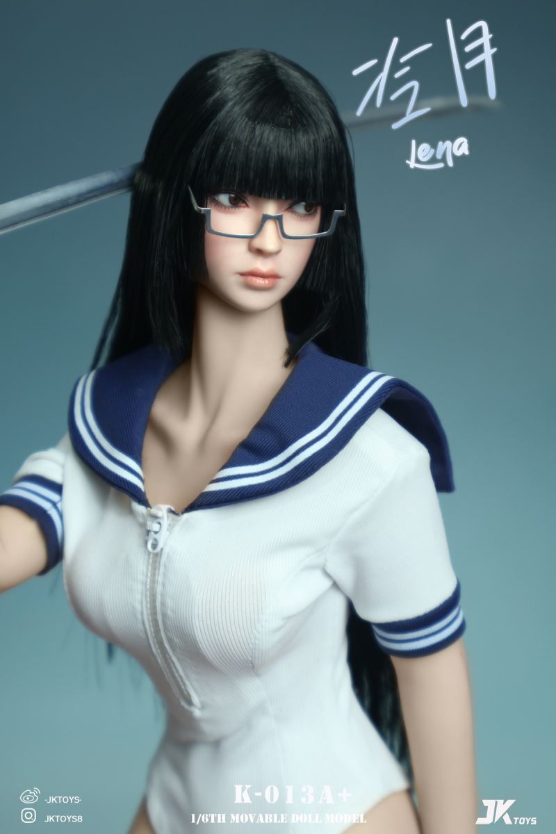 Asian Beauty Head Sculpture - Lengyue Lena 1/6