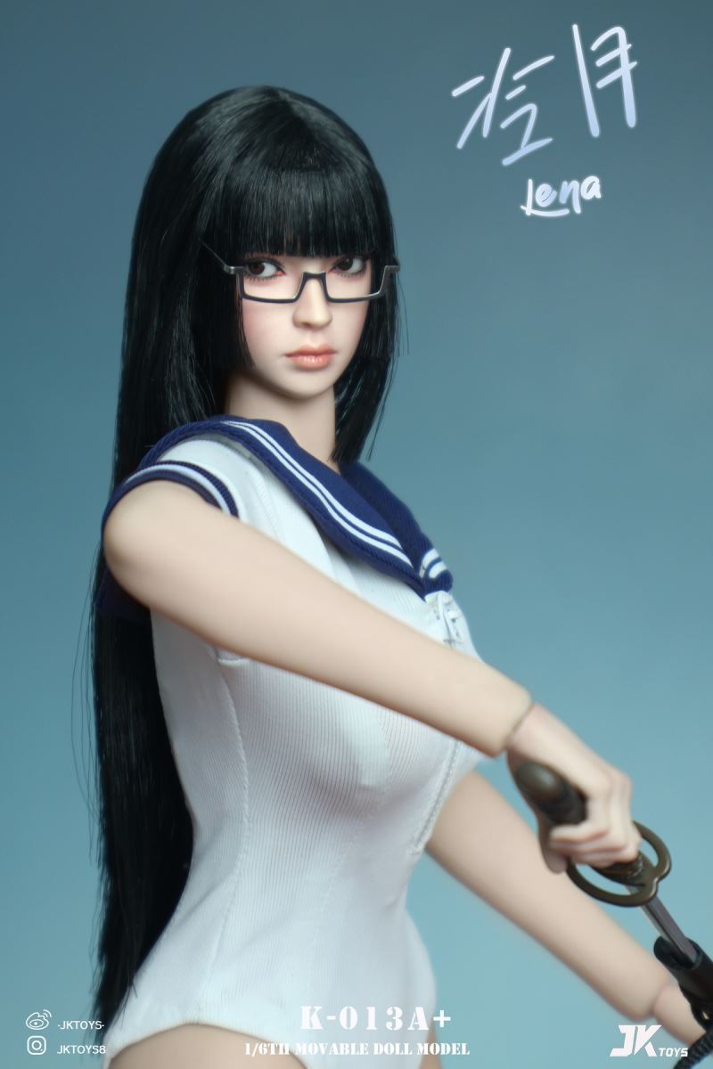 Asian Beauty Head Sculpture - Lengyue Lena 1/6