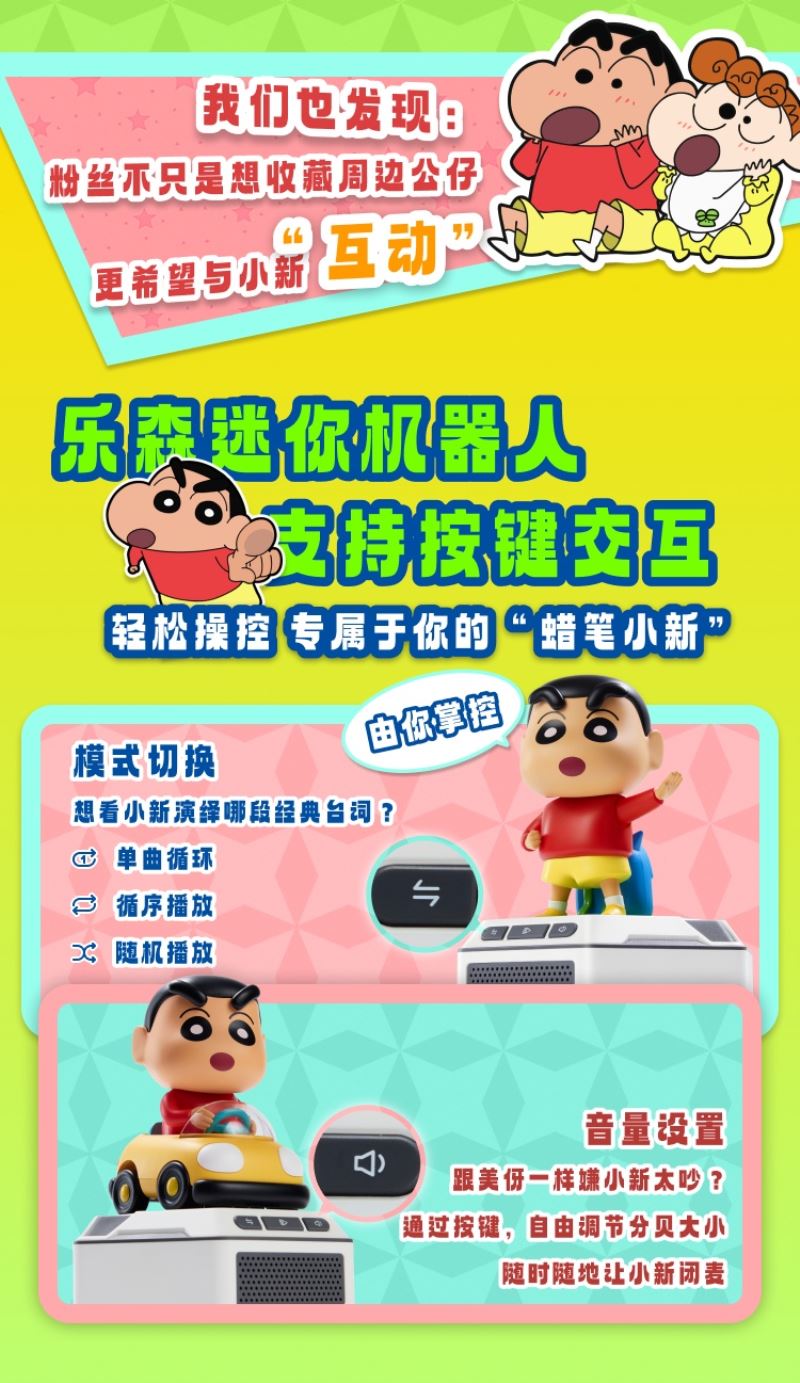 Crayon Shin-chan mini robot series