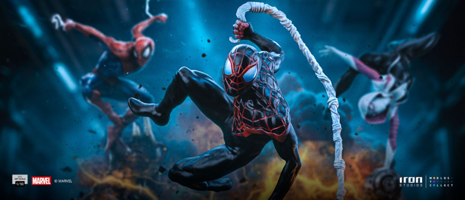 Miles Morales - Spider-Man vs Villains Diorama - BDS Art Scale 1/10