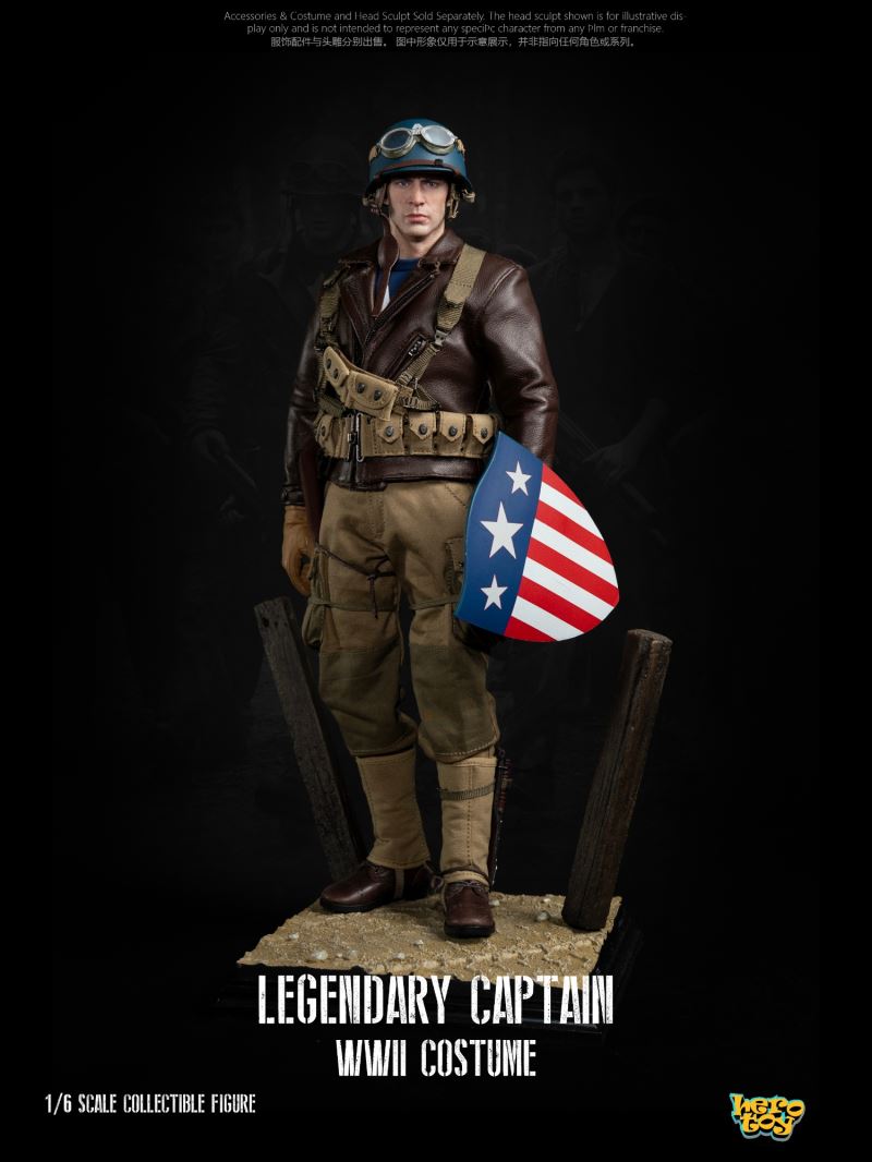 Legendary Captain WWII Costume 1/6