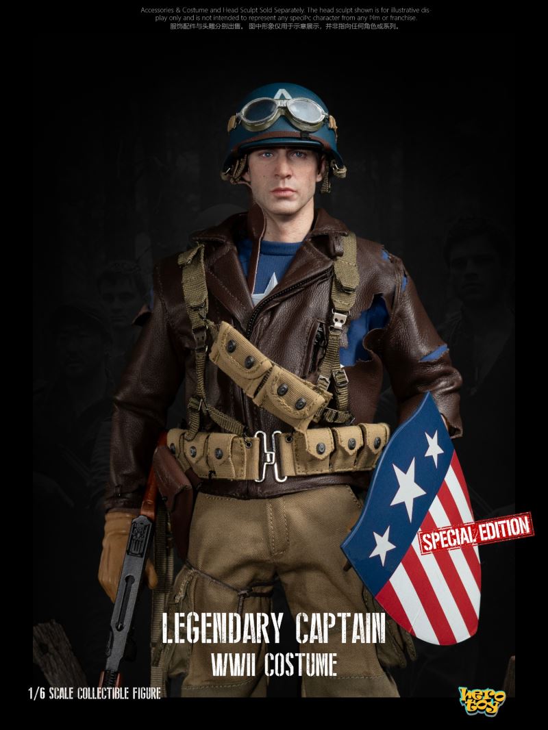 Legendary Captain WWII Costume 1/6