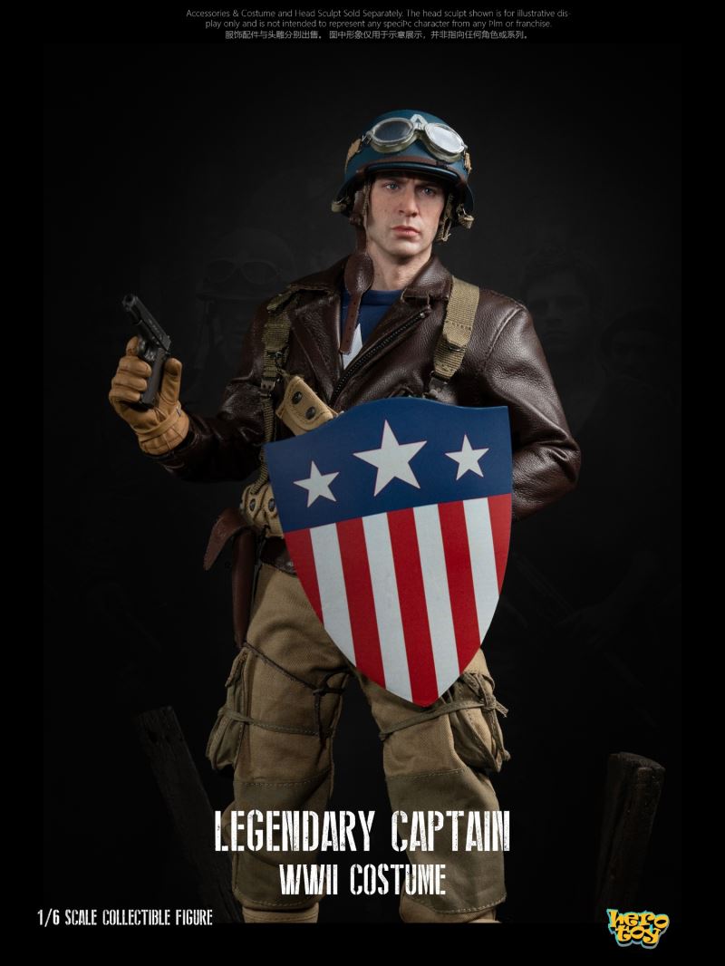 Legendary Captain WWII Costume 1/6