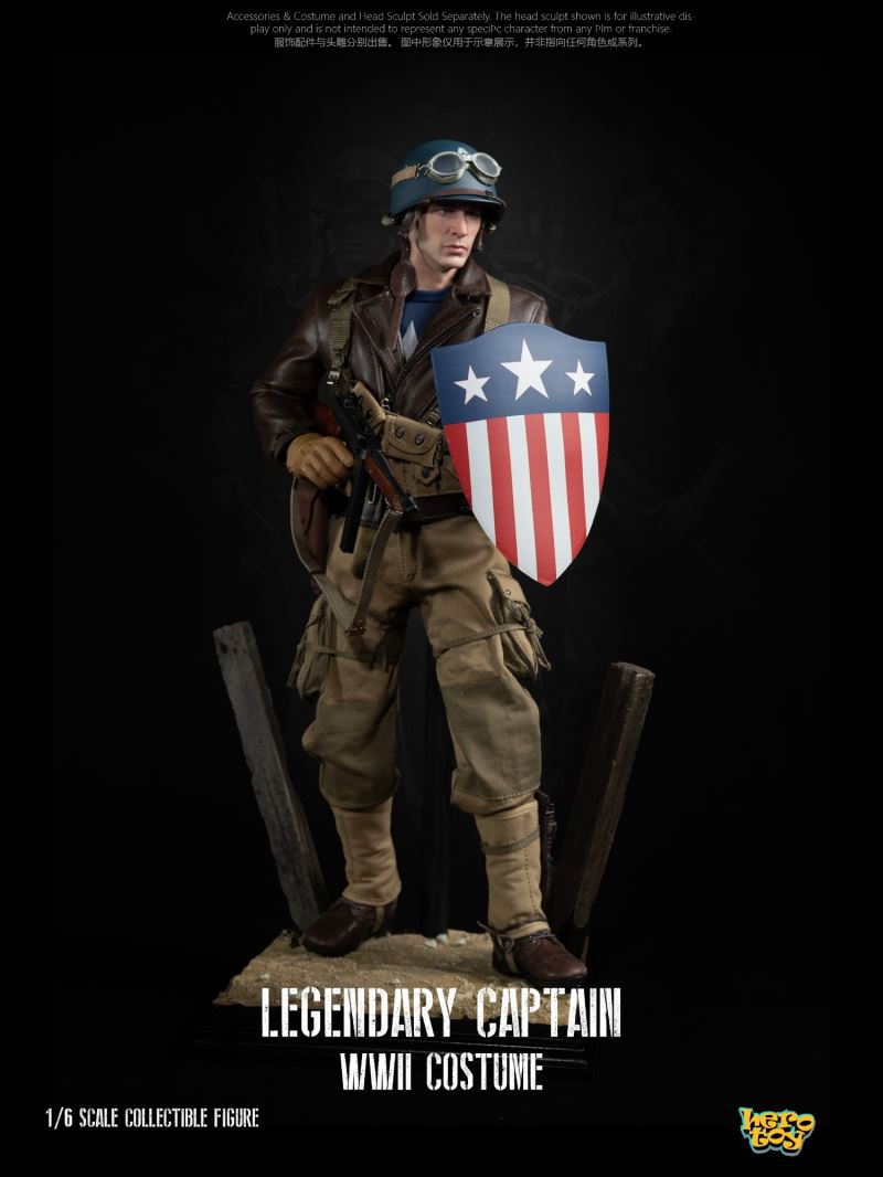 Legendary Captain WWII Costume 1/6