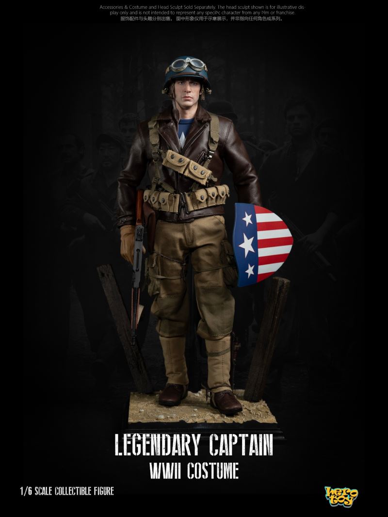 Legendary Captain WWII Costume 1/6