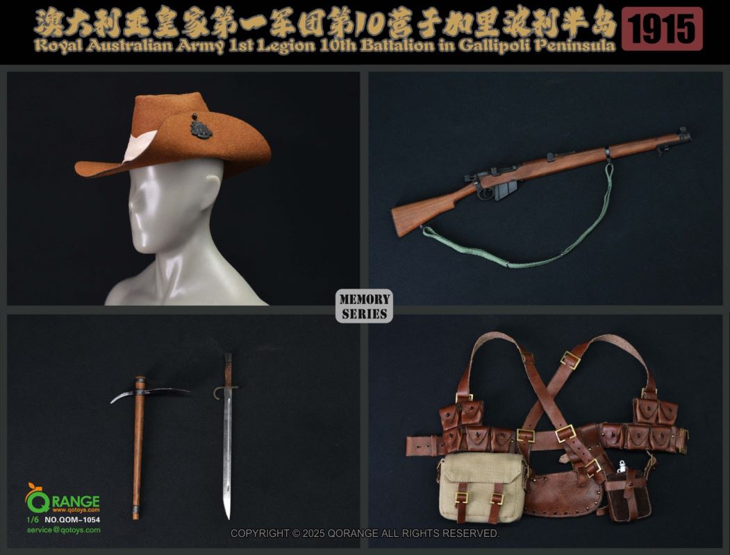 Royal Australian 1st Regiment 10th Battalion in Gallipoli Peninsula 1915 1/6