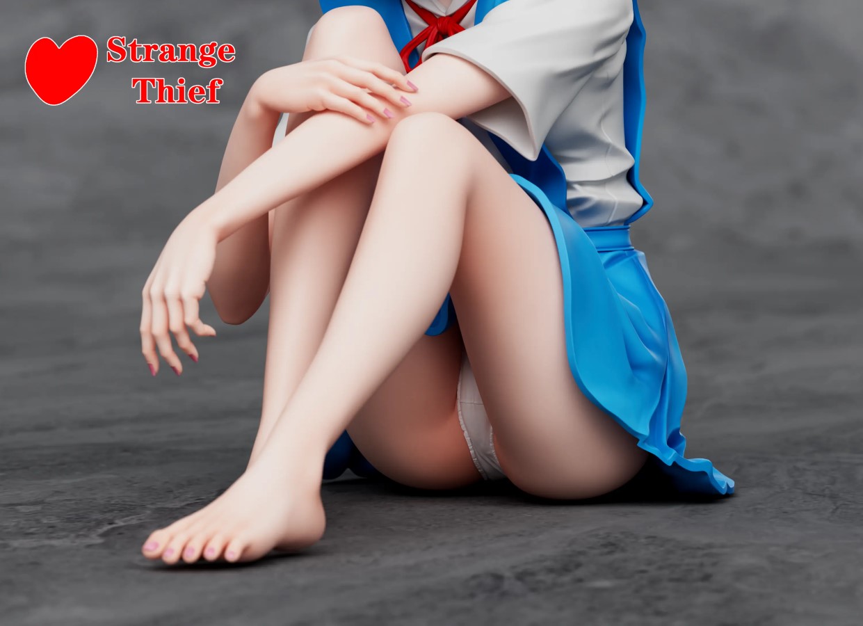 Neon Genesis Evangelion School Uniform Asuka & School Uniform Rei Ayanami