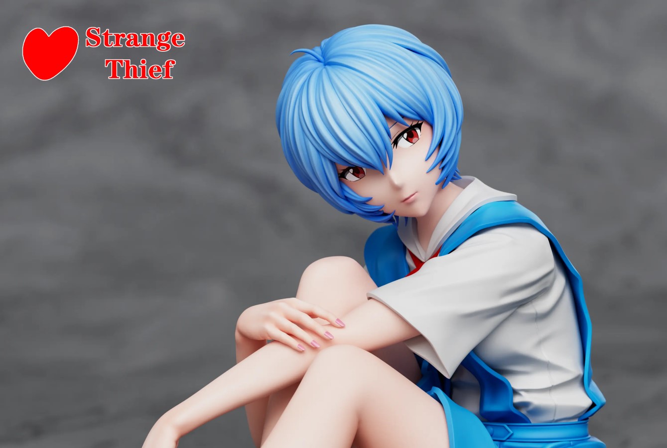Neon Genesis Evangelion School Uniform Asuka & School Uniform Rei Ayanami