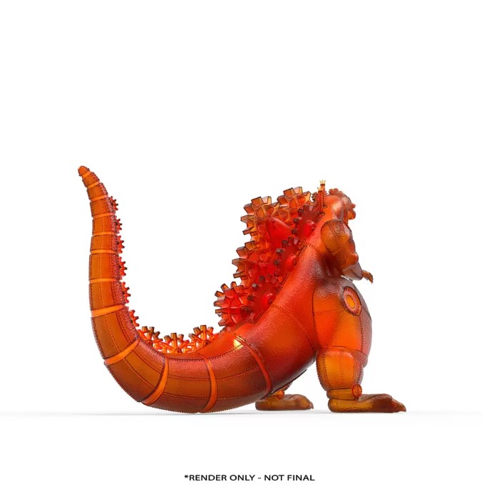 Godzilla ✕ Doktor A - Godzilla Vinyl Art Figure - Burning Edition