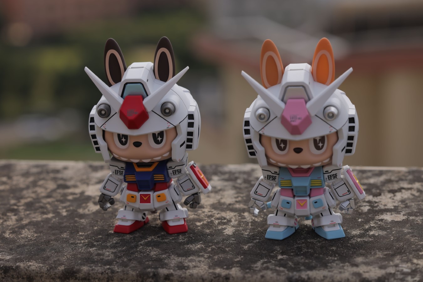 Mobile Suit Gundam + Labubu