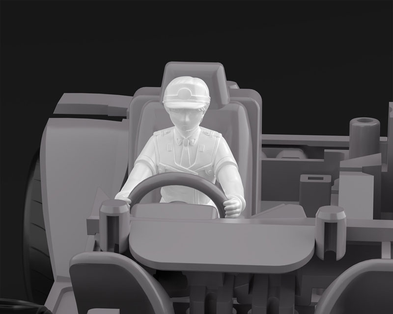 ACKS No.MP-02 Mobile Police Patlabor 1/43 AV-98 Ingram 2nd + 98 Type Special Command Vehicle Set