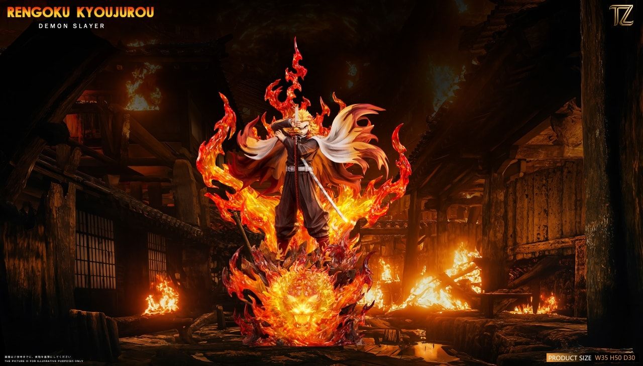 Flame Pillar Kyojuro Rengoku - Demon Slayer