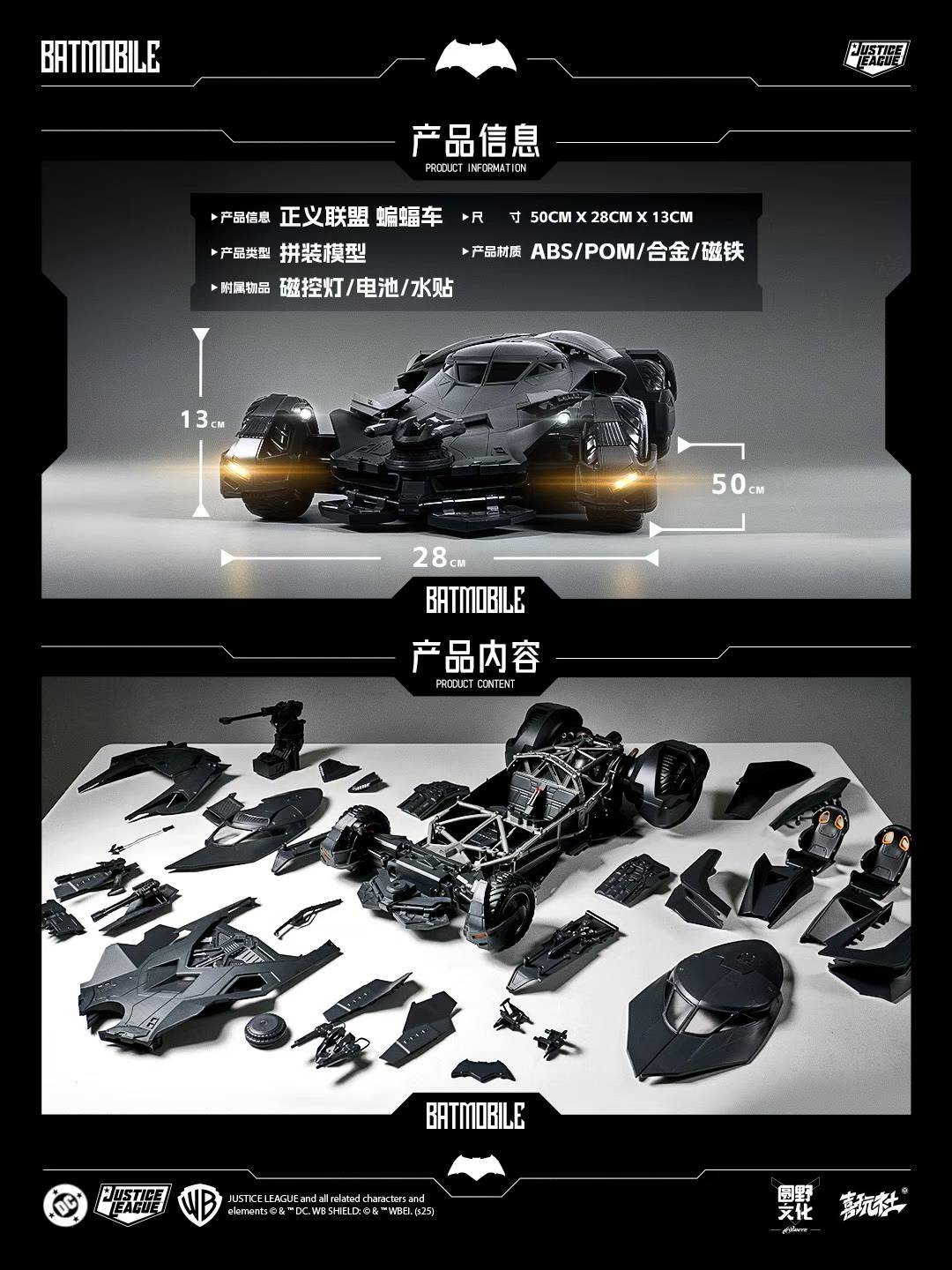 Ben Affleck Batmobile 1/12